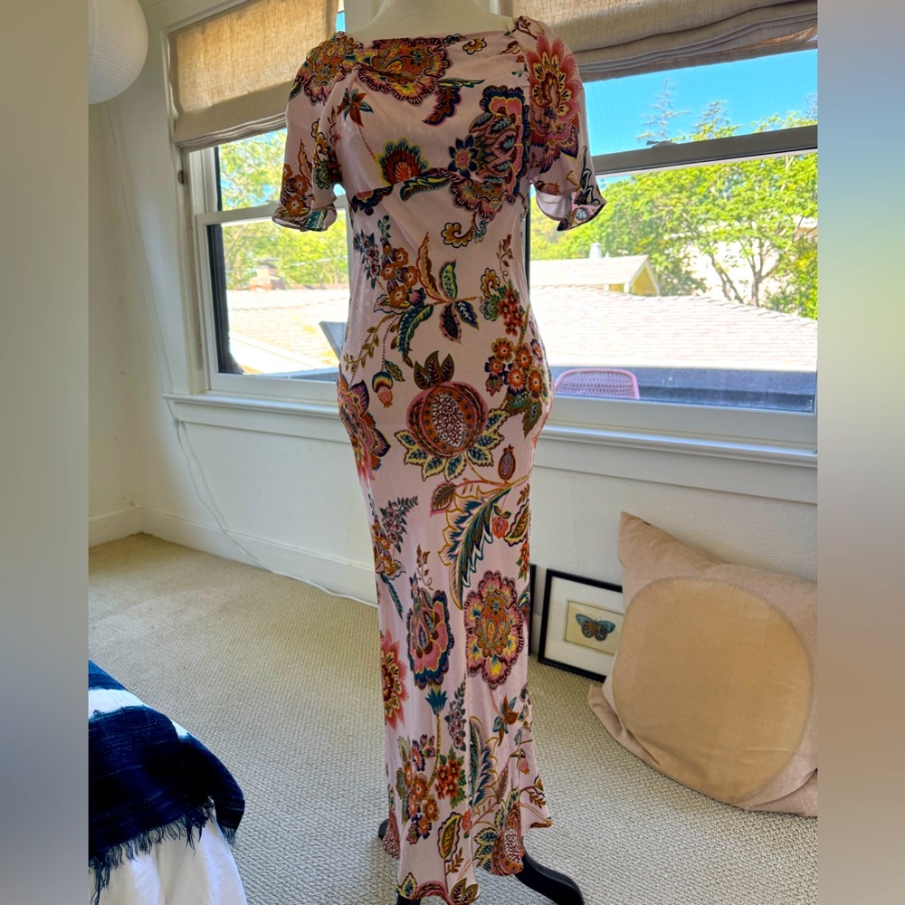 Anthropolgie Kachel Dress Pink Floral 2P
